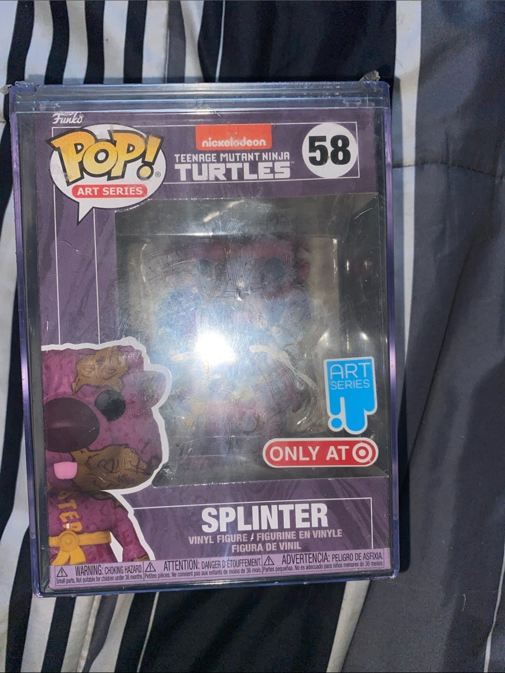 Funko Splinter Pop! Art Series Purple & Pink Vinyl Figure